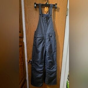 arctix snow bibs dark gray youth medium approx sz 10/12